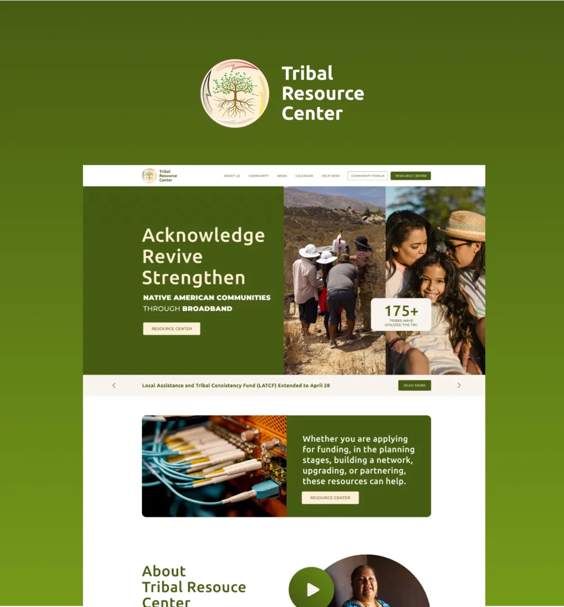 Vista 1 del proyecto Tribal Resource Center